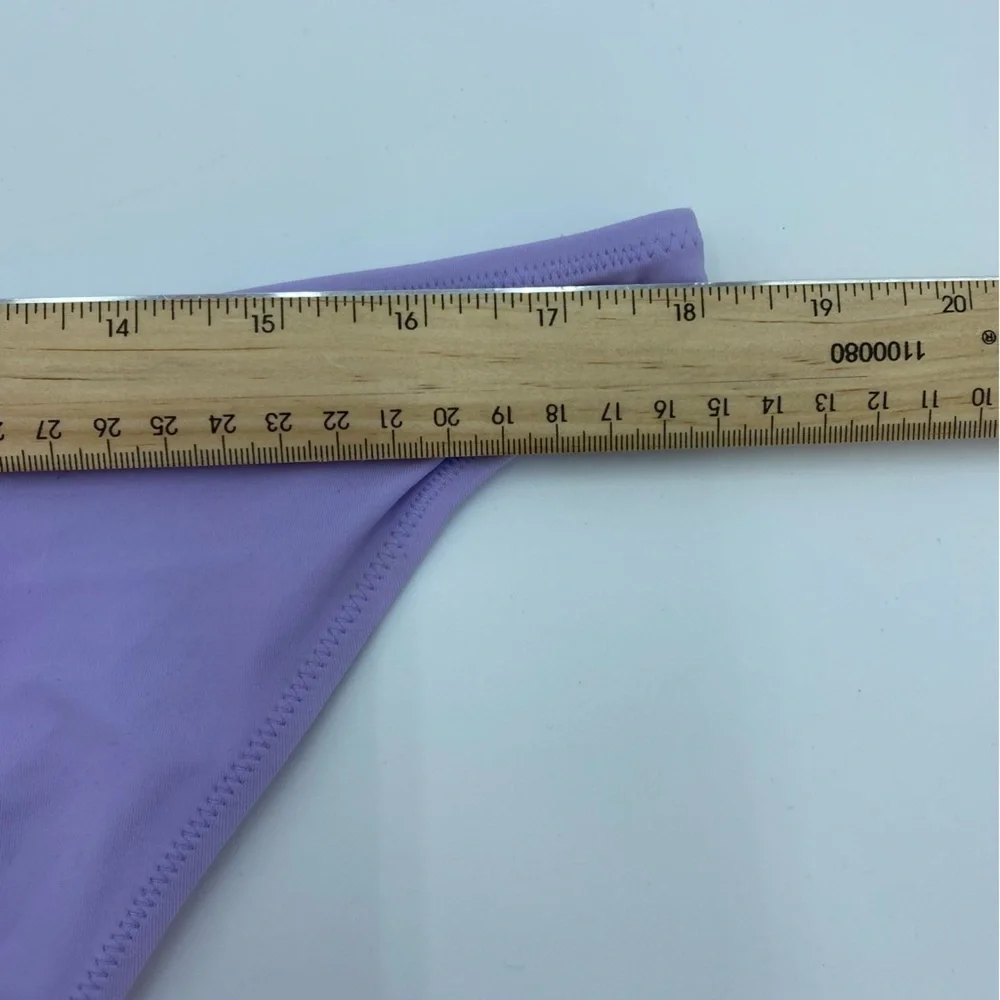 Shade & Shore XL (16-18) Purple High Leg Extra Cheeky Bikini‎ Swim Bottom NWT